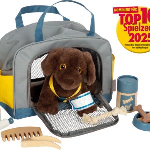 hunde pflege set "top 10 spielzeug 2025" 10 teilig mit plüschhund