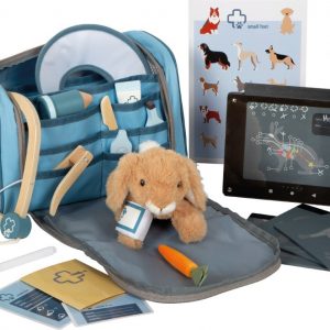 small foot tierarzt tasche mit plüschhase