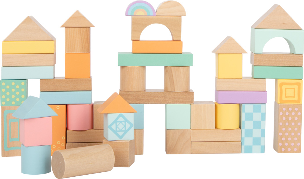 holzbausteine set pastell 50 teilig holzbausteine set pastell 50 teilig
